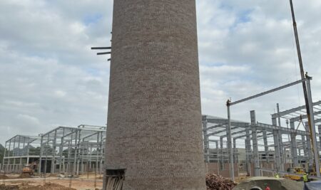 Thiết kế thi công ống khói xây gạch